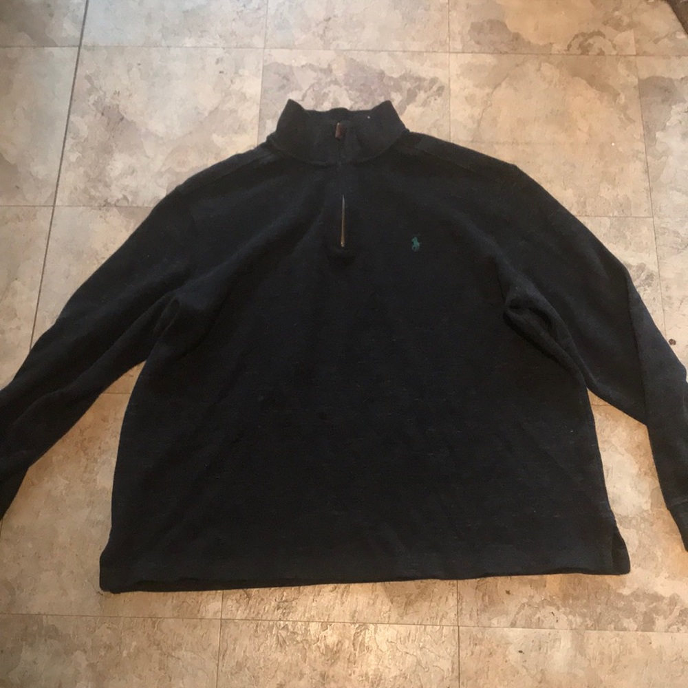POLO RALPH LAUREN ZIP UP SWEATER